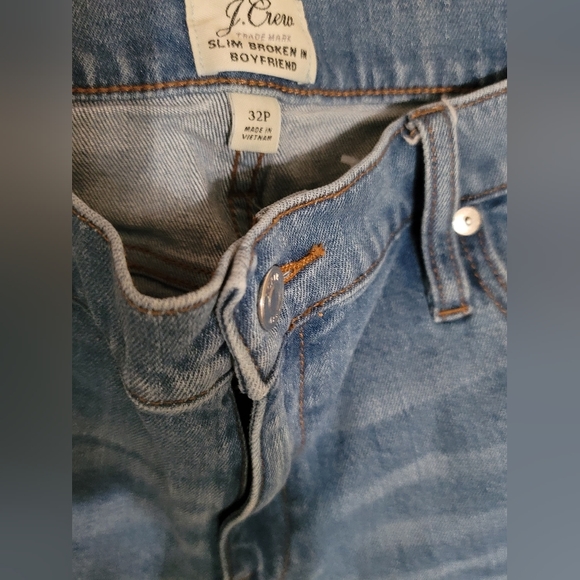 J crew floral embroidered jean size 32p - Picture 7 of 7